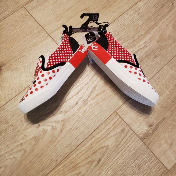 Minnie Mouse Slip On Shoes Girls Size 13 NEW - Picture 5 of 7